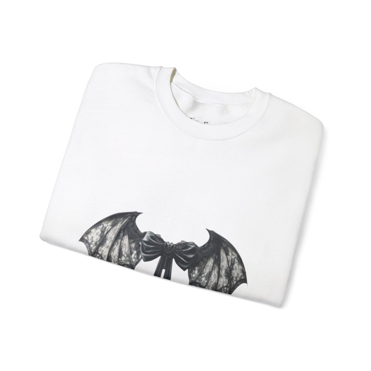 Y2K Bat Bow Coquette Crewneck Sweatshirt