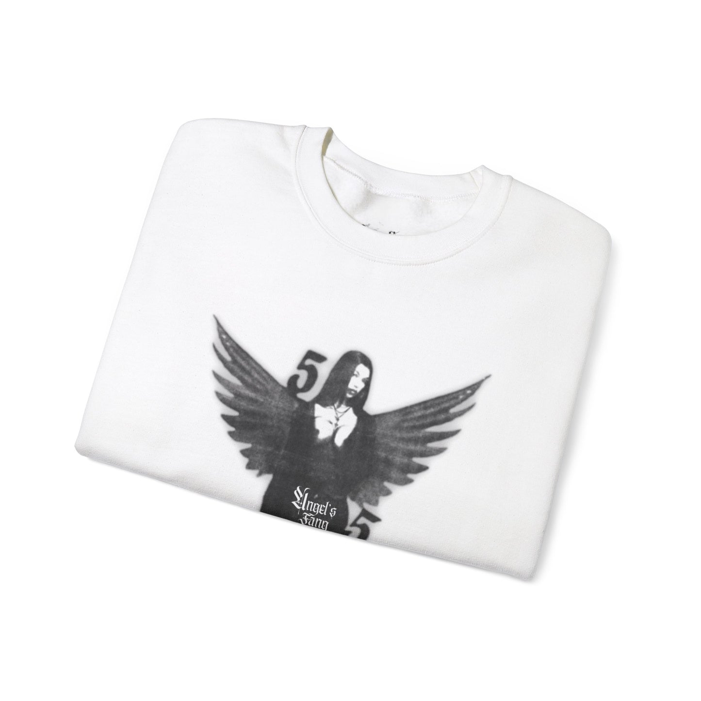 Angel 555 Unisex Crewneck Sweatshirt - Y2K Streetwear Baddie Design