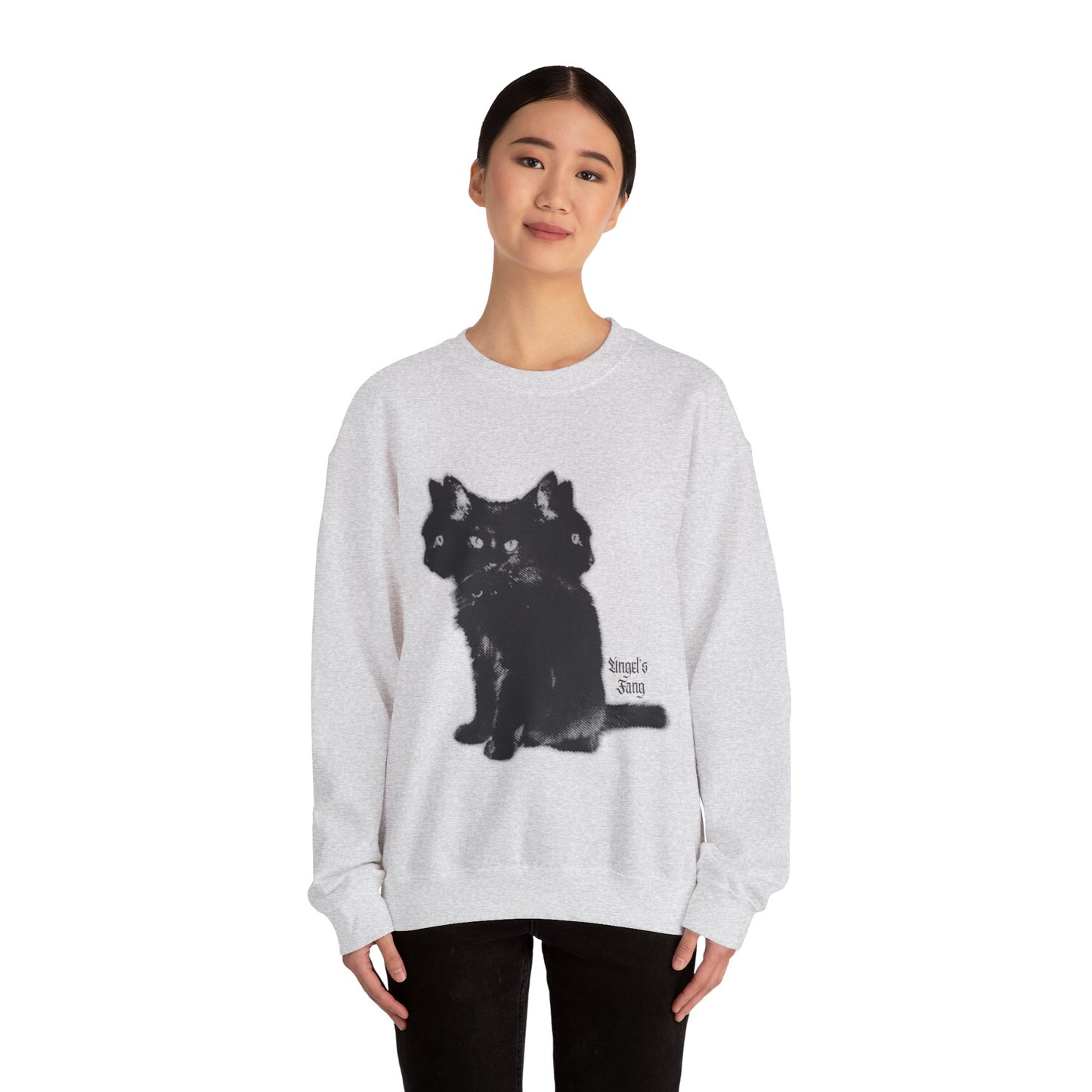 Grunge Streetwear Cat Unisex Sweatshirt