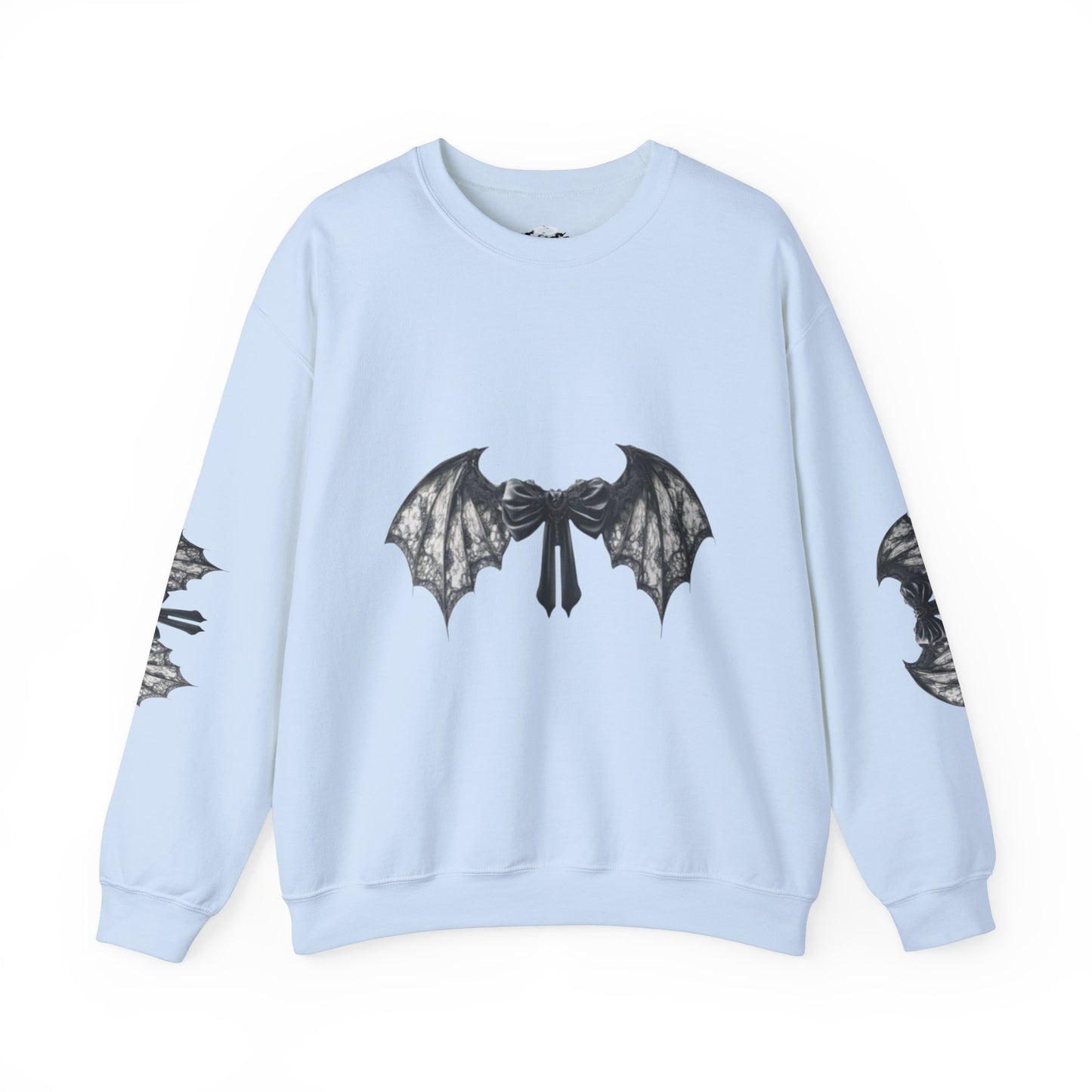 Y2K Bat Bow Coquette Crewneck Sweatshirt