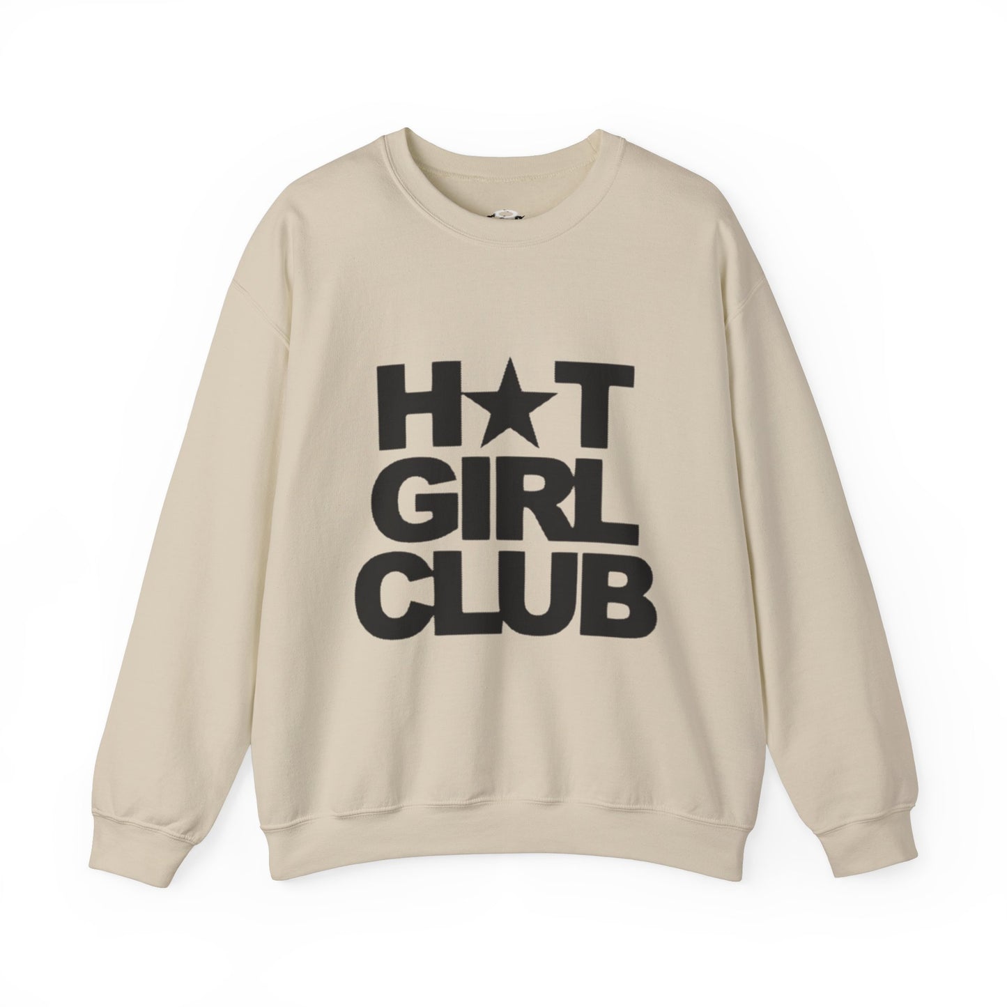 Crewneck Sweatshirt - Funny Quote Ironic Tee Hot Girl Club Star