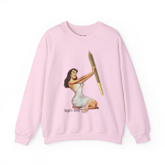 Pink Retro Baddie Sweatshirt -  Empowerment Street Wear