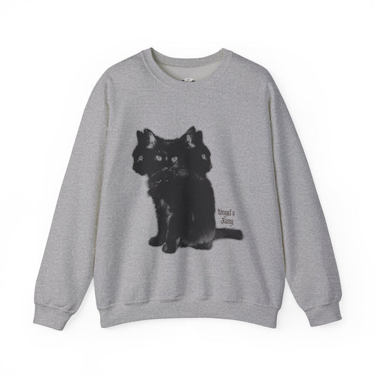 Grunge Streetwear Cat Unisex Sweatshirt