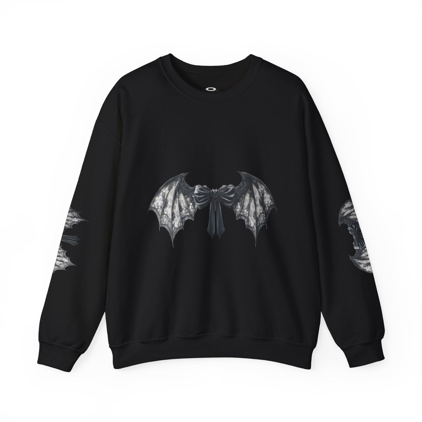 Y2K Bat Bow Coquette Crewneck Sweatshirt