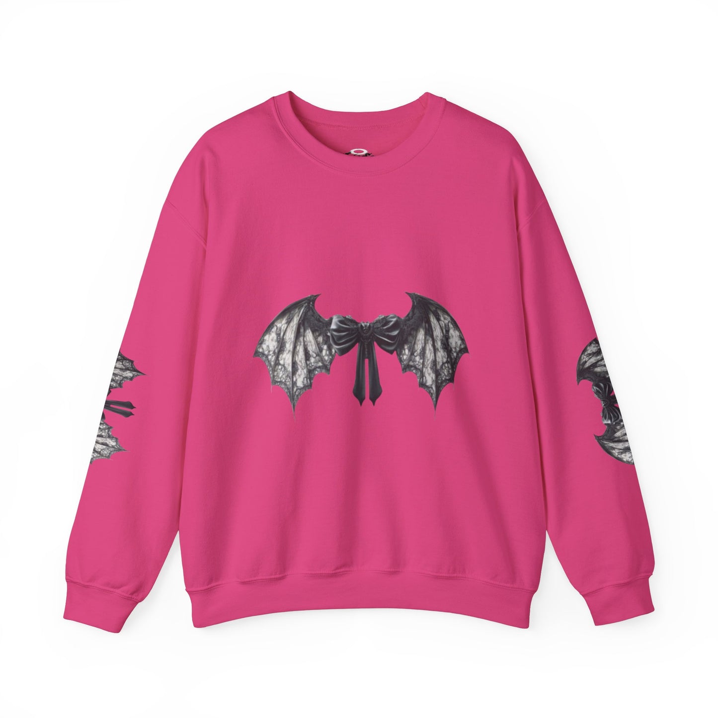 Y2K Bat Bow Coquette Crewneck Sweatshirt