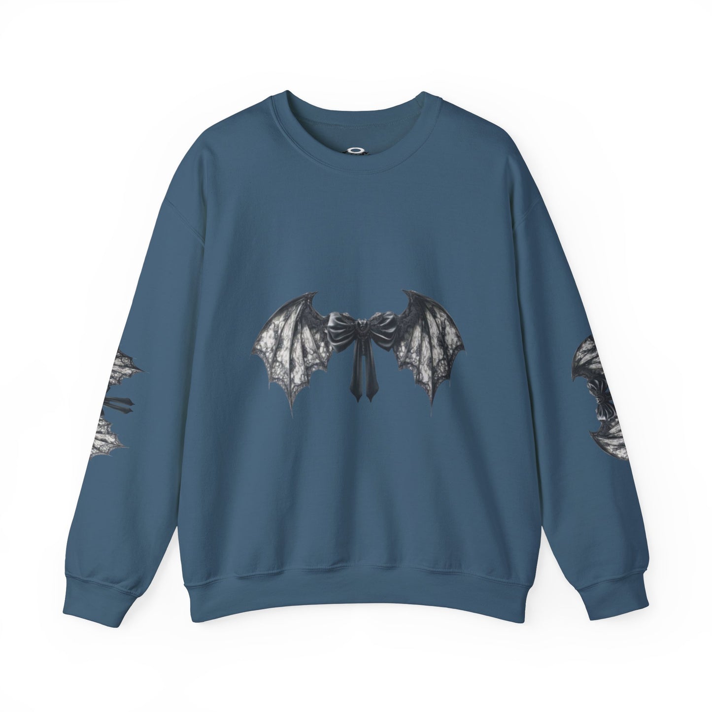 Y2K Bat Bow Coquette Crewneck Sweatshirt