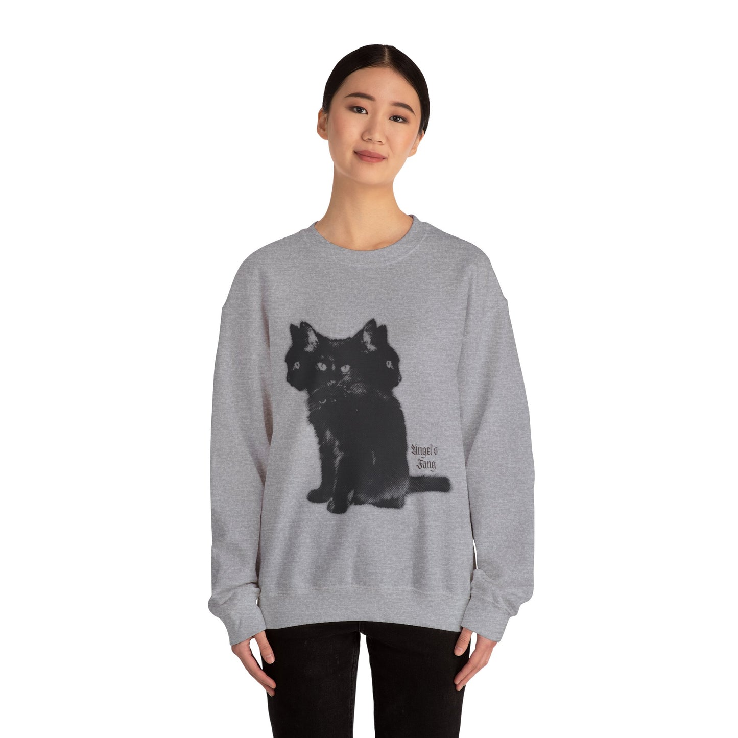 Grunge Streetwear Cat Unisex Sweatshirt