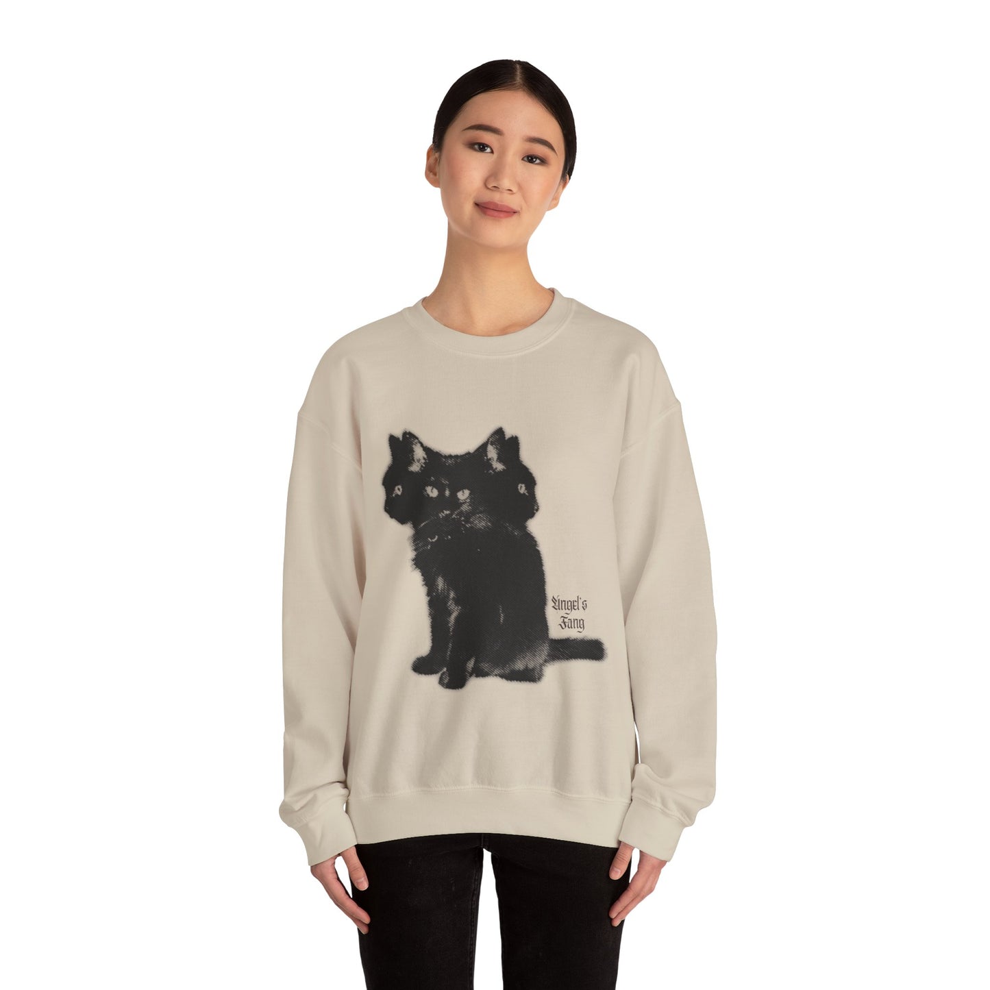 Grunge Streetwear Cat Unisex Sweatshirt